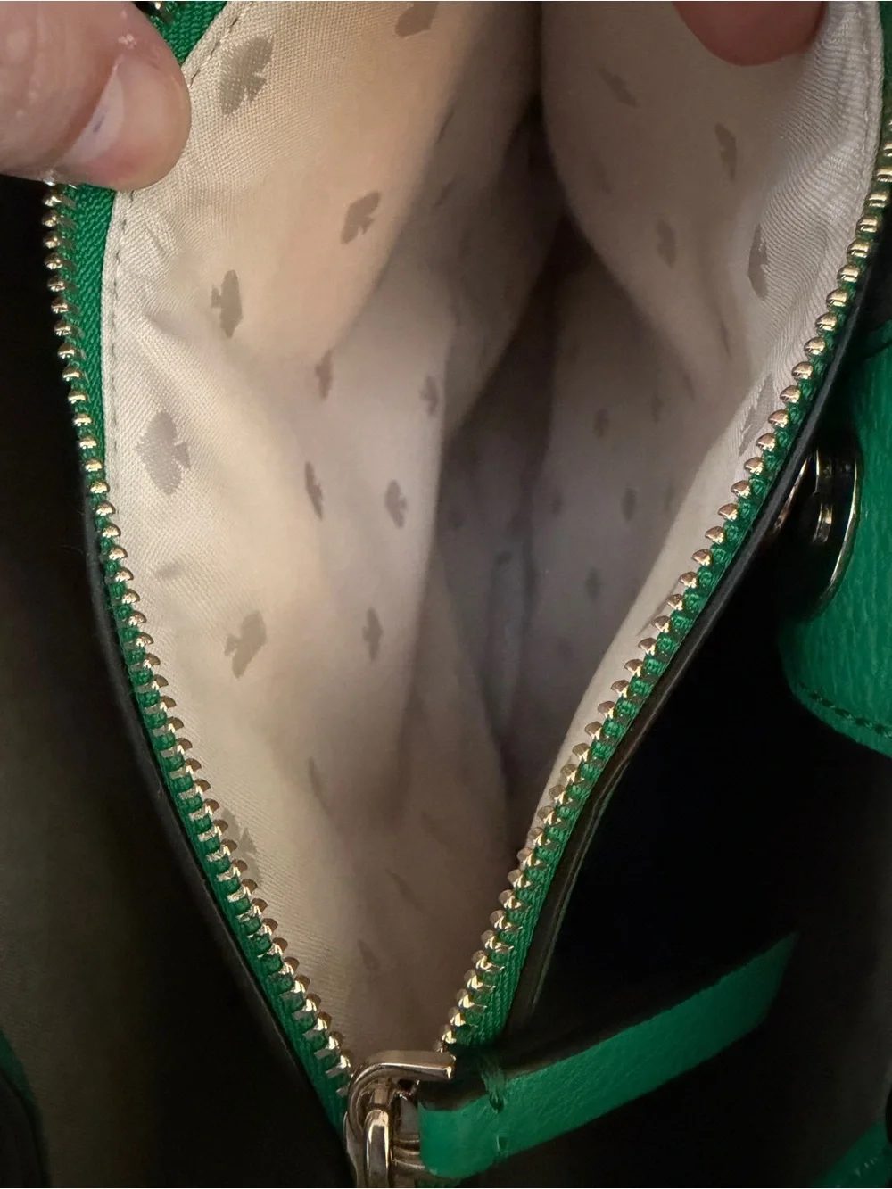 Kate Spade NY Marti Green Leather Large Bucket Shoulder Bag